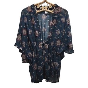 ⭐️Kimono cardigan sheer tie front one size fits most